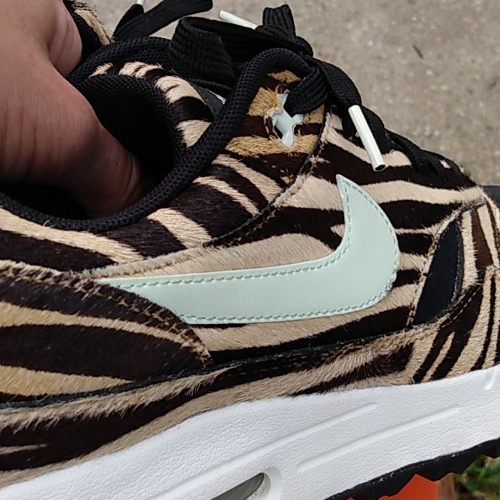 Air Max 1 🔥 tiger pony hair, Golf